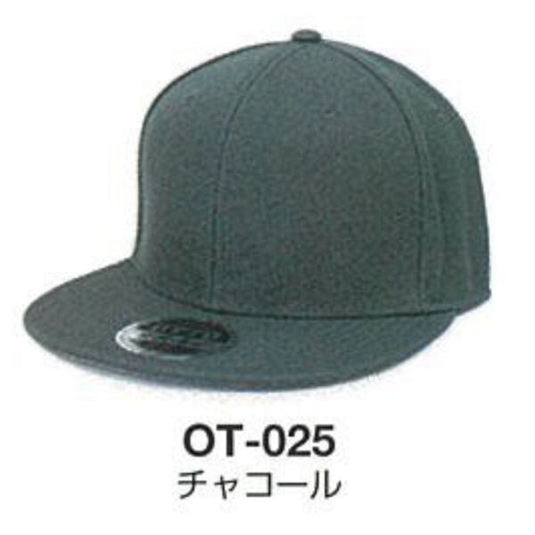 【2段（～15文字×2段）刺繍】OTTO キャップ（チャコール）【OT-025】 サムネイル