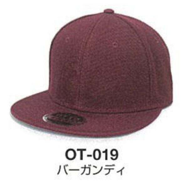 【1段（4文字～15文字）刺繍】OTTO キャップ（バーガンディ）【OT-019】 サムネイル