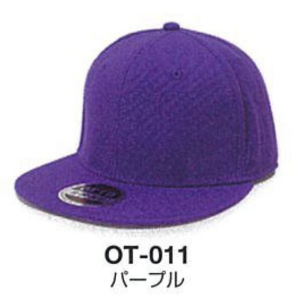 【2段（～15文字×2段）刺繍】OTTO キャップ（パープル）【OT-011】 サムネイル