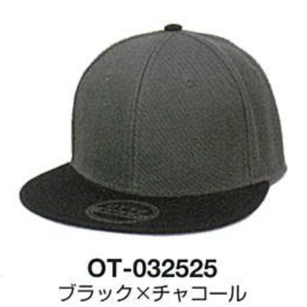 【1～3文字刺繍】OTTO キャップ（ブラック×チャコール）【OT-032525】 サムネイル